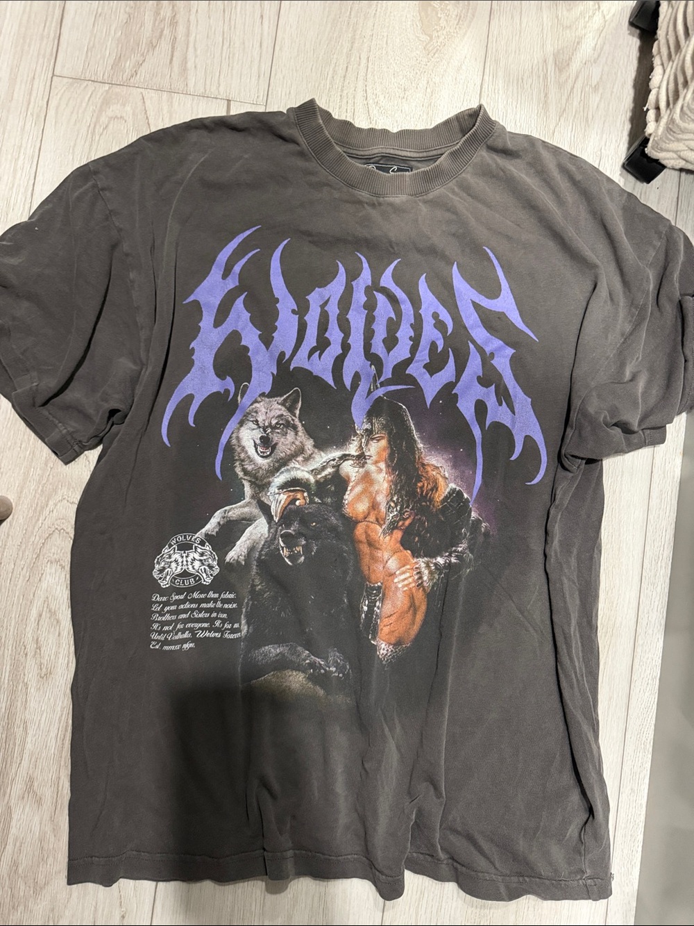 Darc Sport Goddess Premium Vintage Oversized Tee Wolf Grey
